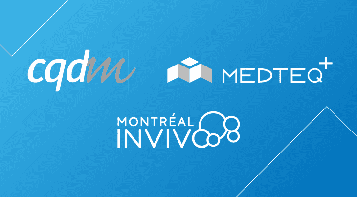 CQDM, MEDTEQ+ et Montréal Invivo s’associent à IVADO afin de promouvoir l’innovation en santé numérique